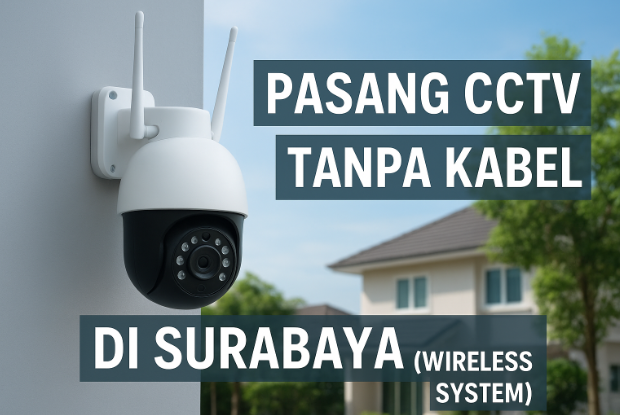 Pasang CCTV Tanpa Kabel di Surabaya (Wireless System)